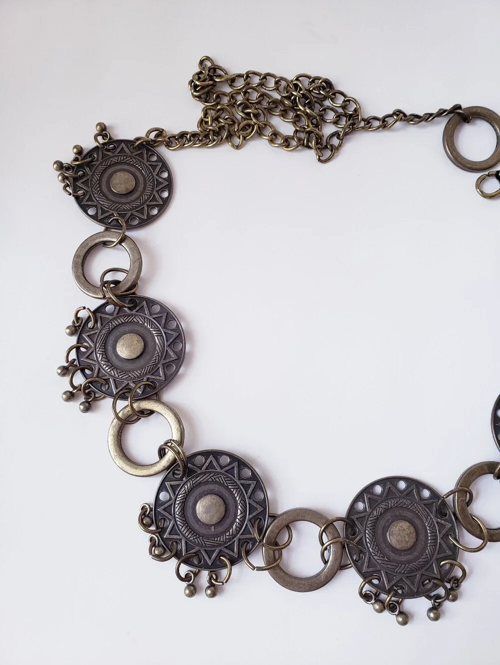 Vintage Bohemian Metal Chain Belt